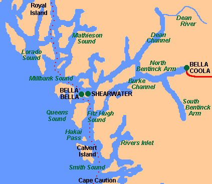Salmon Fishing River Inlet & Milbanke Sound 